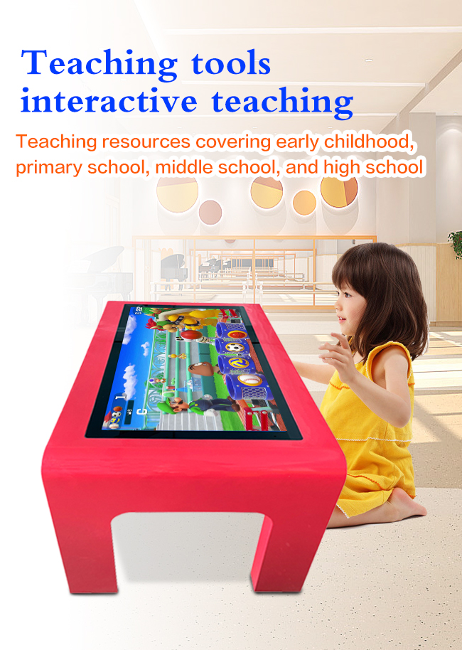 子供の子供のために調査するべき相互タッチ画面のテーブル