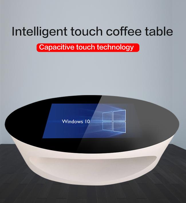 43インチの目的認識の相互表示テーブルの教育のための多タッチ画面の喫茶店のダイニング テーブル